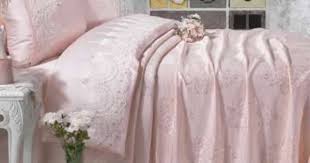 Elart Ceyizlik Nevresimli Pike Seti Zumrut Pudra Nevresim Yatak Tasarim