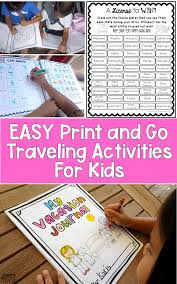 On The Road Again Fun Interactive Activities For The Road Little To No Prep With Images Activities