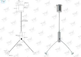 Y Cable Suspended Cable Lighting System For Sign Installation Companies