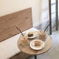 To create visual harmony in your space, living room end tables should be as tall as the arm of your couch or chair. Wallpaper Pastel Brown Aesthetic Coffee Novocom Top