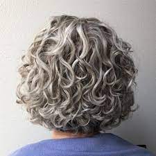 Gray Curly Bob Haircuts For Women Over 50 In 2020 Short Curly Bob Hairstyles Modern Haircuts Bob Haircut Curly