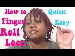 How to DIY Locs Using The Finger Roll Method