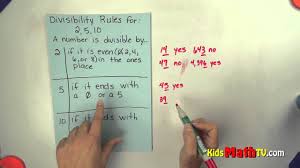 Divisibility Rules If Dividing By 2 5 And 10 Teach Kids Easy Division Tricks