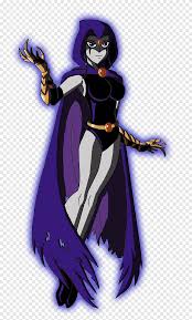 The style of the drawing. Raven Starfire Teen Titans Drawing Dc Comics Teen Titans Purple Violet Png Pngegg