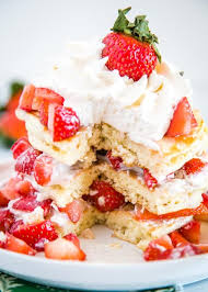 We don't usually make it with actual shortcake though. Strawberry Shortcake Pancakes Dinners Dishes Desserts