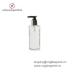 Download China 100ml Clear Glass Simplicity Bottle With 24mm Black Silver Lotion Pump China Lotion Pump Bottle And Bottle Lotion Price