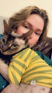 How to care for newly adopted Sphynx cats with hair and fungal infections?