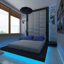 Dark hues, bluish, greens and grays and so on. Bedroom Decor Ideas Men Smart Trik