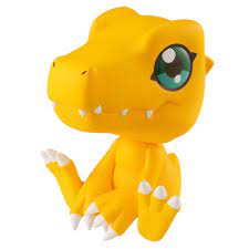 Amazon.com: MEGAHOUSE CORPORATION Digimon Adventure Look UP Series AGUMON  PVC FIG : Toys & Games