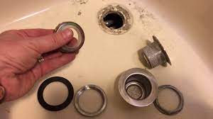 This tub features acrylic over fiberglass construction, with an integrated flange for tile or a surround. Replacing The Tub Drain Flange In A 1988 Avion 34x Travel Trailer Youtube