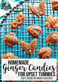 Homemade Ginger Candies For Upset Tummies Soft Chews Or Ginger Sucker Upset Stomach Upset Tummy Stomach Remedies