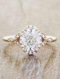 To find beautiful rose gold wedding rings crafted with high quality workmanship that will be loved for a lifetime, keep these tips in mind while you shop! Rachael Oval Diamond Rose Gold Engagement Ring Ken Dana Design