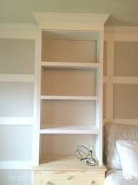 Built Ins In The Master Bedroom With An Ikea Hack Small Master Bedroom Master Bedroom Closet Master Bedroom