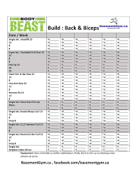 Последние твиты от basement beast (@beastbasement). Body Beast Build Back Biceps Worksheet Body Beast Body Beast Workout Body Beast Workout Sheets