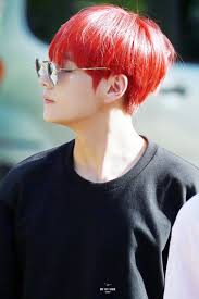 Pin De Bangtan Boys Em Bts Penteados Vermelhos Taehyung Kpop