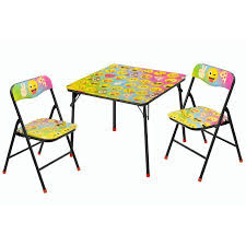 Emoji 3 Piece Table And Chair Set Walmart Com Table And Chairs Chair Set Table And Chair Sets