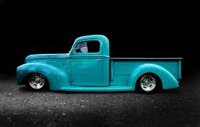 Image result for Light Blue 1940 Truck