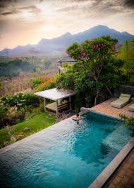 Bali Villa Swimming Pool House Infinity Pool Backyard Dream Pool Area