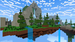 Make a monument telling which challenges are complete and which need to be completed (10). Minecraft Floating Island Survival Map