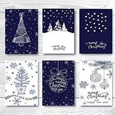 Amazon Com Bulk Merry Christmas Greeting Cards Assorted Pack 24 Winter Happy Holiday Car Merry Christmas Card Greetings Happy Holiday Cards Holiday Card Set