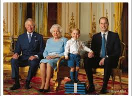 Queen And Her Heirs Taken For Her 90th Birthday Charles The Queen Prince George And Prince William Prince George Queen 90th Birthday Queen Elizabeth