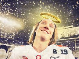Lawrence's long layered blond tresses are the stuff of shampoo brand executives' dreams. Trevor Lawrence Is College Football S New Conquering Hero The Ringer