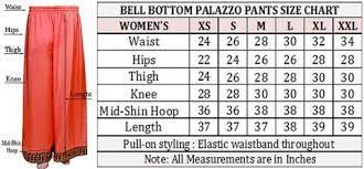 Image Result For Www Mruga Com Size Chart Chart Bell Bottoms Women