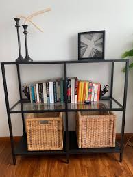 I am using it as a space saving unit in my smaller walk in closet. Black Book Shelf Furniture Shelves Drawers On Carousell