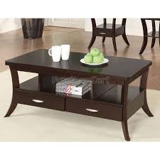 Espresso Flared Legs Coffee Table Home Coffee Tables Coffee Table Simple Coffee Table