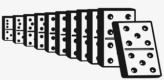 Banner Black And White Download Dominoes Game Clipart Domino Vector Free Transparent Png Download Pngkey