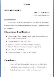 Here is how the resume format for freshers should be like: Ba English Fresher Student Resume Sample Format