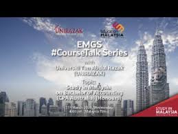 Both australia and malaysia are members of the five power defence arrangements and often. Emgs Coursetalk Series With Unirazak On Bachelor Of Accounting Cpa Australia Honours Youtube