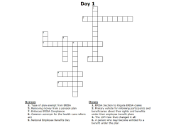 Crossword puzzles are for everyone. Bryan Cave Leighton Paisner National Employee Benefits Day Crossword Puzzle 1