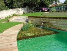 Naturpool Bauen Prinzipien Teil Gras Naturliche Filterung Wasser Naturschwimmbader Naturschwimmteich Naturschwimmbad