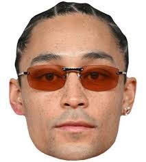 Loyle Carner (Glasses) Maske aus Karton