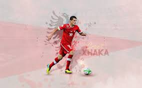 The largest collection of free football wallpapers and flash games on the web! Granit Xhaka Wallpaper By Albionn2 On Deviantart