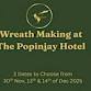 Wreath Making Class with Festive Food | The event image