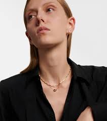 Collier Zea Linked en or 18 ct et diamants en métallisé