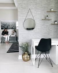 Faux Grasscloth Peel And Stick Temporary Wallpaper Wallpaper Living Room Accent Wall Accent Walls In Living Room Grey Wallpaper Accent Wall