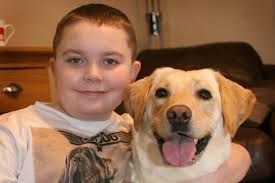 Brad Oliver: Life-saving dog knows when schoolboy owner is at risk of a  heart attack or stroke