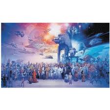 Roommates Jl1230m 72 X 126 Star Wars Self Adhesive Vinyl Wall Mural 7 Pa Wall Coverings Adhesives Mu Star Wars Wallpaper Star Wars Decor Star Wars Poster