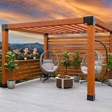Pergolas with a natural wood finish look beautiful, and there are all sorts of species to choose from. Modern Pergolas Ideas Designs For Contemporary Pergolas
