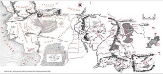 This is a map of beleriand, in the first age. Questions About The Host Of Valinor The Barrow Downs Discussion Forum