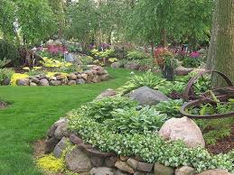 Pin By Crystal Grossman On Outdoorsy Goodness Rock Garden Design Landscaping With Rocks Garden Landscape Design
