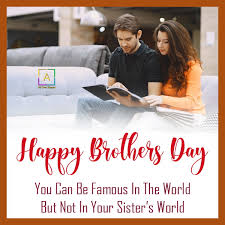 Brother's day 2021 is on monday, may 24, 2021: National Brother S Day Wishes Happy Brother S Day Status Quotes