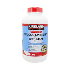 Kirkland Glucosamine HCI 1500mg, MSM 1500mg Joint Health - 375 Count -  Walmart.com