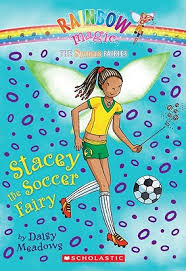 Each story follows best friends kirsty tate and rachel walker as they help their fairy friends resolve a problem involving bad guy jack frost and his goblin minions. Sports Fairies 2 Stacey The Soccer Fairy A Rainbow Magic Book Mass Market The Book Table