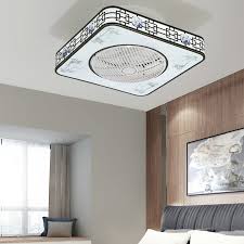 Shop allmodern for modern and contemporary flush mount ceiling fans to match your style and budget. Modern Led Ceiling Fan Light Energy Saving Flush Mount Living Room Bedroom Office Study Room Lamp 23 Inch Qm8029