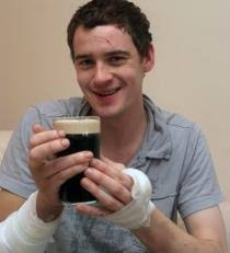 Doctors tell stab victim: 'Drink Guinness'
