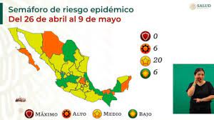 Así lo detalló este viernes eduardo clark, director general de la agencia digital de innovación pública ( adip) del gobierno de la ciudad de méxico, quien aseguró que se seguirá con el esquema sin bajar la guardia. Semaforo Covid 19 Mexico Retrocede Solo 6 Entidades Estan En Verde